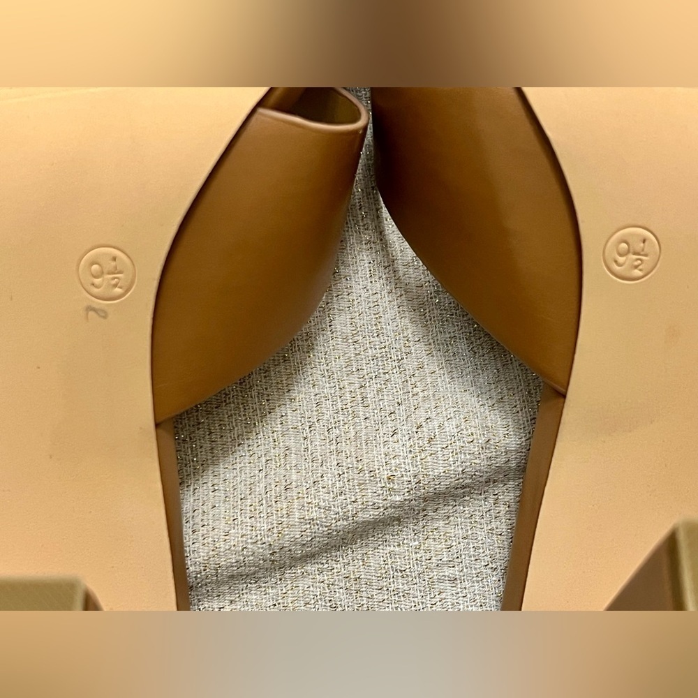 NIB Journee Collection Chazz Heeled Sandals -Tan Size 9.5 - Picture 7 of 9